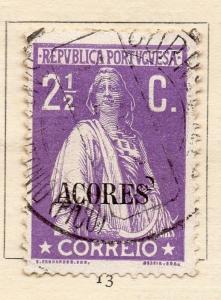 Azores 1914 Ceres Early Issue Fine Used 2.5c. Optd 153943