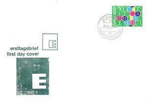 Liechtenstein 1960 Europa Cachet Unaddressed First Day Cover  VF