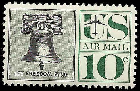 # C57 MINT NEVER HINGED LIBERTY BELL