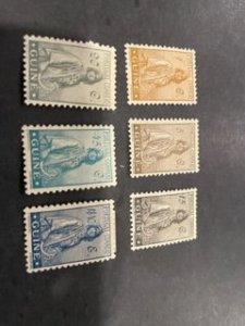 Portuguese Guinea sc 214,215,217,218,221,228 MHR