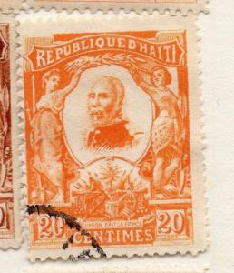 Haiti 1904 Early Issue Fine Used 20c. 073445