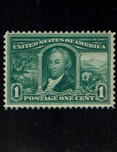 Scott #323 VF/XF-OG-NH.