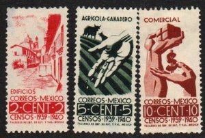 Mexico Sc #751-753 Mint Hinged