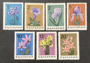 Bulgaria 1968 #1664-70, Flowers, MNH.