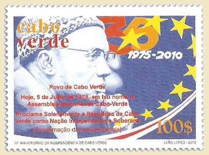 WD03/15/21-Cape Verde - Independence on Stamps -  Stamp  - 3J-007
