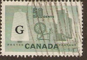 Canada  Scott # O38     Used