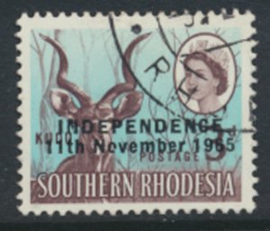 Rhodesia  SG 362  SC# 211  Used   Independence 1965  see details & scans 