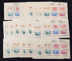 Canada 1982 Expo Sheets MNH (25 Items) EP164