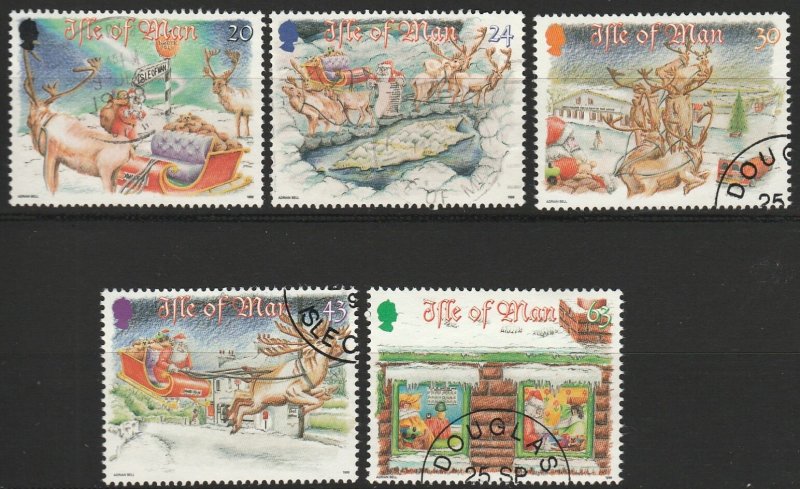 Isle Of Man, #803-807 Used From 1998, CV-$5.80