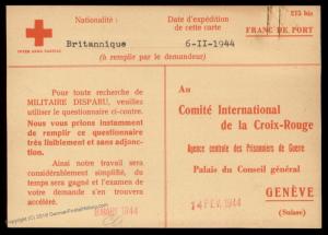 UK 1944 Italy DAGNALIA Germany POW Camp OFLAG VII Red Cross Cover Catholic 89657