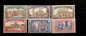 ERITREA Sc B5-10 NH ISSUE OF 1930 - HOLY YEAR SET W/OVERPRINT