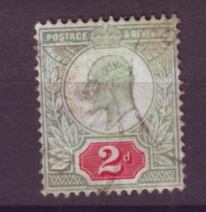 J17663 JLstamps 1902-11 great britain used #130 KEVII