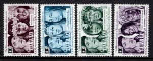 $1 World MNH Stamps (1283), Tuvalu Scott 594-7, set of 4 MNH discovery of Americ 