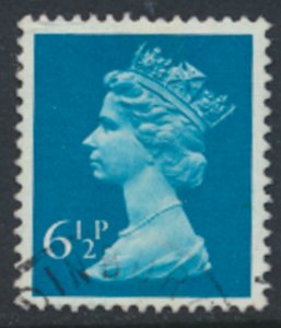 GB  Machin 6½p X872 1 center phosphor band Used SC#  MH60  see scan and details