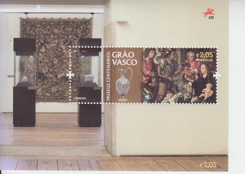 2016 Portugal Museum Centenary Grao Vasco SS (Scott NA) MNH