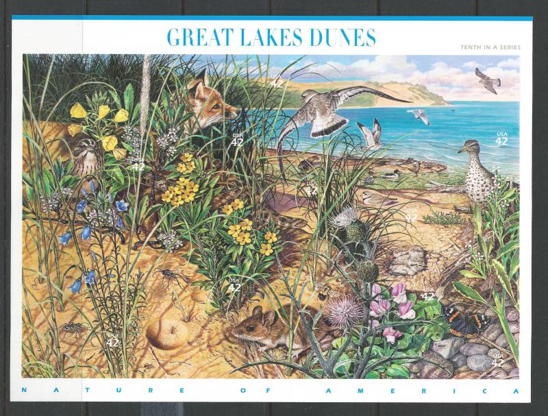 USA #4352 MNH Great Lakes Dunes 2008 Scott CV$21.00