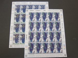 Jersey 1988 Sc 453,455 sheet(20) set MNH