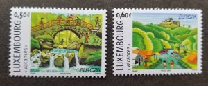 Luxembourg Europa CEPT Holiday 2004 Bridge Waterfall Camping Boat (stamp) MNH