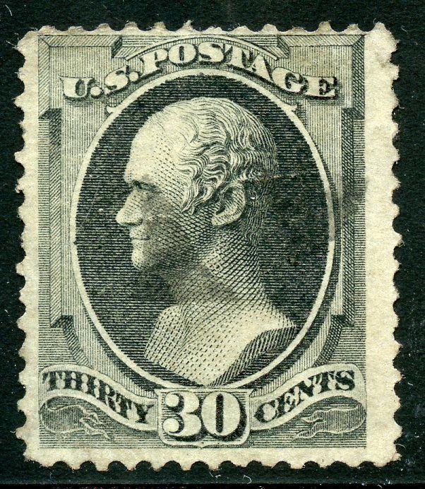 UNITED STATES SCOTT#165 30c ALEXANDER HAMILTON USED