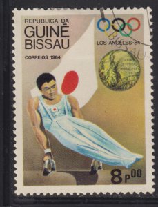 Guinea-Bissau 612 Flag, Medal & Olympic Winner 1984