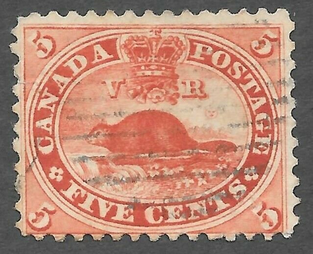 Canada (1859) - Scott # 15,   Used