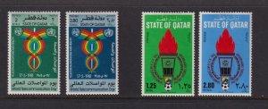 Qatar - #599-602 - two sets, cat. $ 28.25