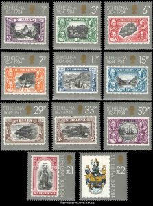 Saint Helena Scott 399-409 Mint never hinged.