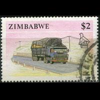 ZIMBABWE 1990 - Scott# 631 Truck $2 Used