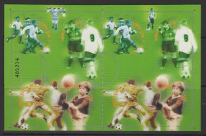 NORWAY SGSB132 2002 CENTENARY OF NORWEGIAN FOOTBALL ASSOCIATION BOOKLET MNH 