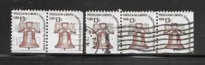 #1595 Used 5 stamps 10 Cent Lot (my3) Collection / Lot