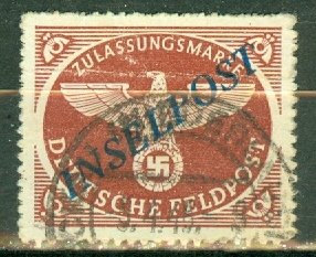 KH: Germany INSELPOST Michel 11bii used CV $600