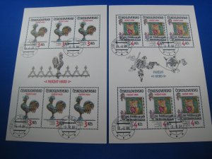 CZECHOSLOVAKIA 1984 SCOTT # 2518-2519   USED