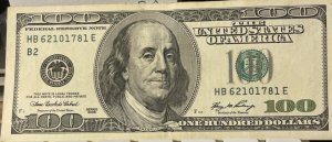 $100 bill -NY 2006 Big Head Ser#HB 621001781 E #205733751073