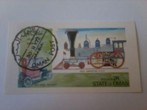 OMAN SHEET USED TRAINS LOCOMOTIVES