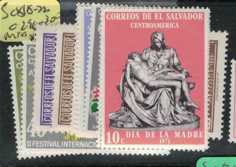 El Salvador SC 818-22, C296-300 MNH (7ecq)