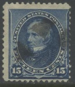 US Sc#227 1890 15c Henry Clay ABN Small Size Average Centered Used