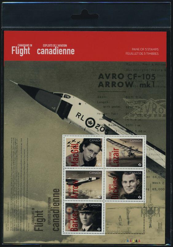 Canada 3171 MNH WWI Canadians in Flight, Aircraft