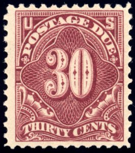 US J66a 30c 1917 Numeral perf 11 PSAG cert F-VF NH