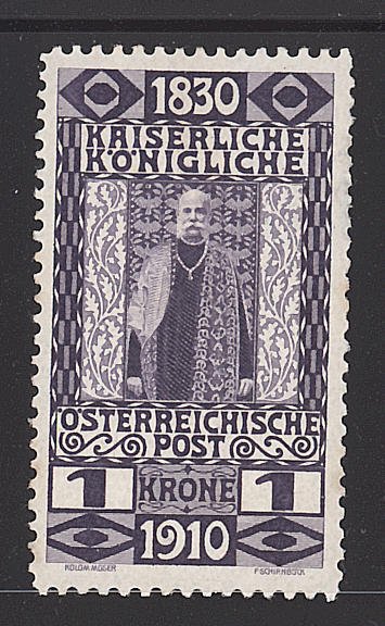 Austria 1910  Scott #141 MNH