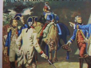 ​UPPER VOLTA-1976 BICENTENARY OF AMERICAN REVOLUTION- WHITE HOUSE- CTO S/S VF