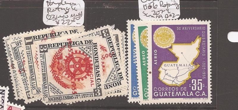 Honduras Rotary SC C231-40 MNH (9dbr)