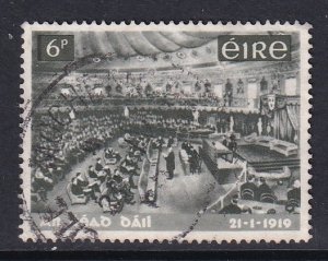 Ireland   #268  used  1969  parliament  6p