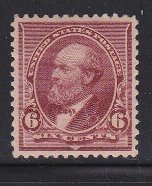 224 VF-XF previously  hinged OG  with nice color  cv $ 70...