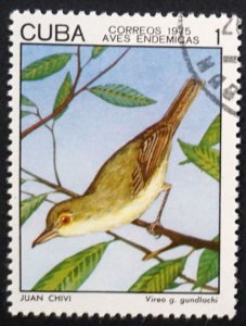 Cuba Sc# 1982 INDIGENOUS BIRDS 1c  1975 used cto