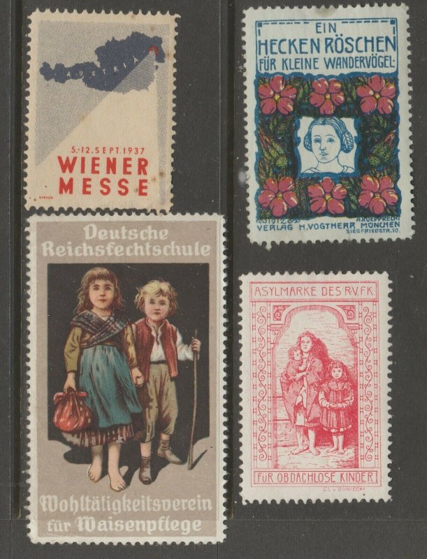 Europe mostly mint Cinderella stamp- Free Shipping- great prices 4-23b-11