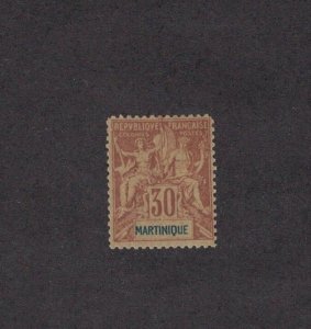 Martinique 45 - Navigation & Commerce. Mint Hinged.   #02 MART45