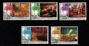 SAMOA SG459/63 1976 AMERICAN REVOLUTION  USED