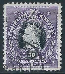 Chile, Sc #55, 30c Used