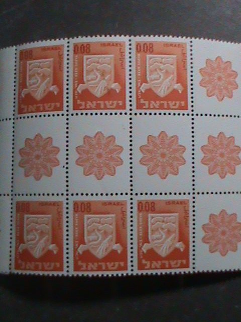 ​ISRAEL STAMP:1965-6 SC#280  NAZARETH MNH BLOCK OF18 STAMPS