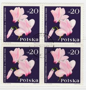 Poland Commemorative Stamps Block of Four CTOs Cancellation A20P53F2998-